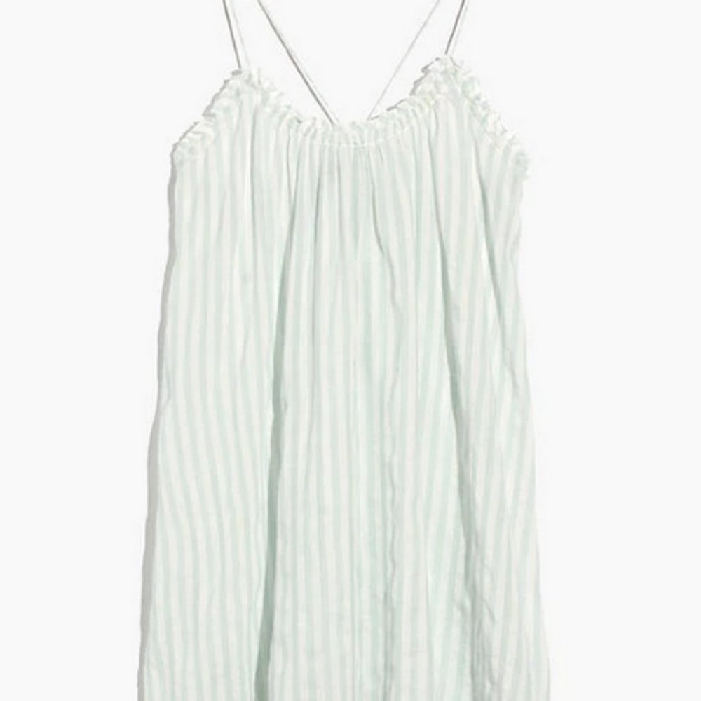 Madewell Tulum Cover-Up Dress in Stripe